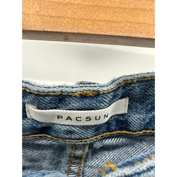 Pacsun Women's‎ Light Wash Distressed 90's Boyfriend Loose Fit Jeans Size 29 - Picture 9 of 15